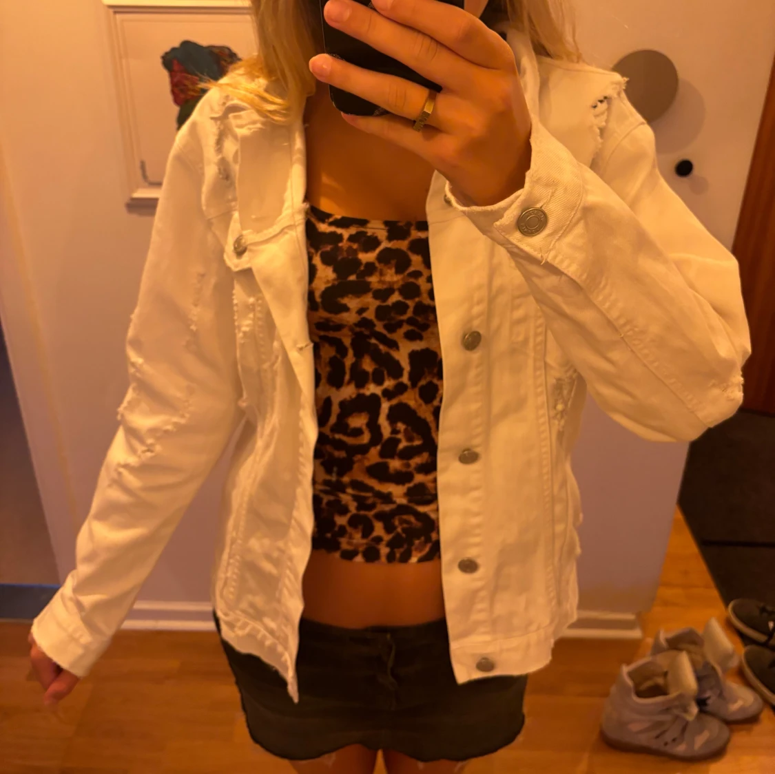 Vit jeansjacka 🤍 - 90