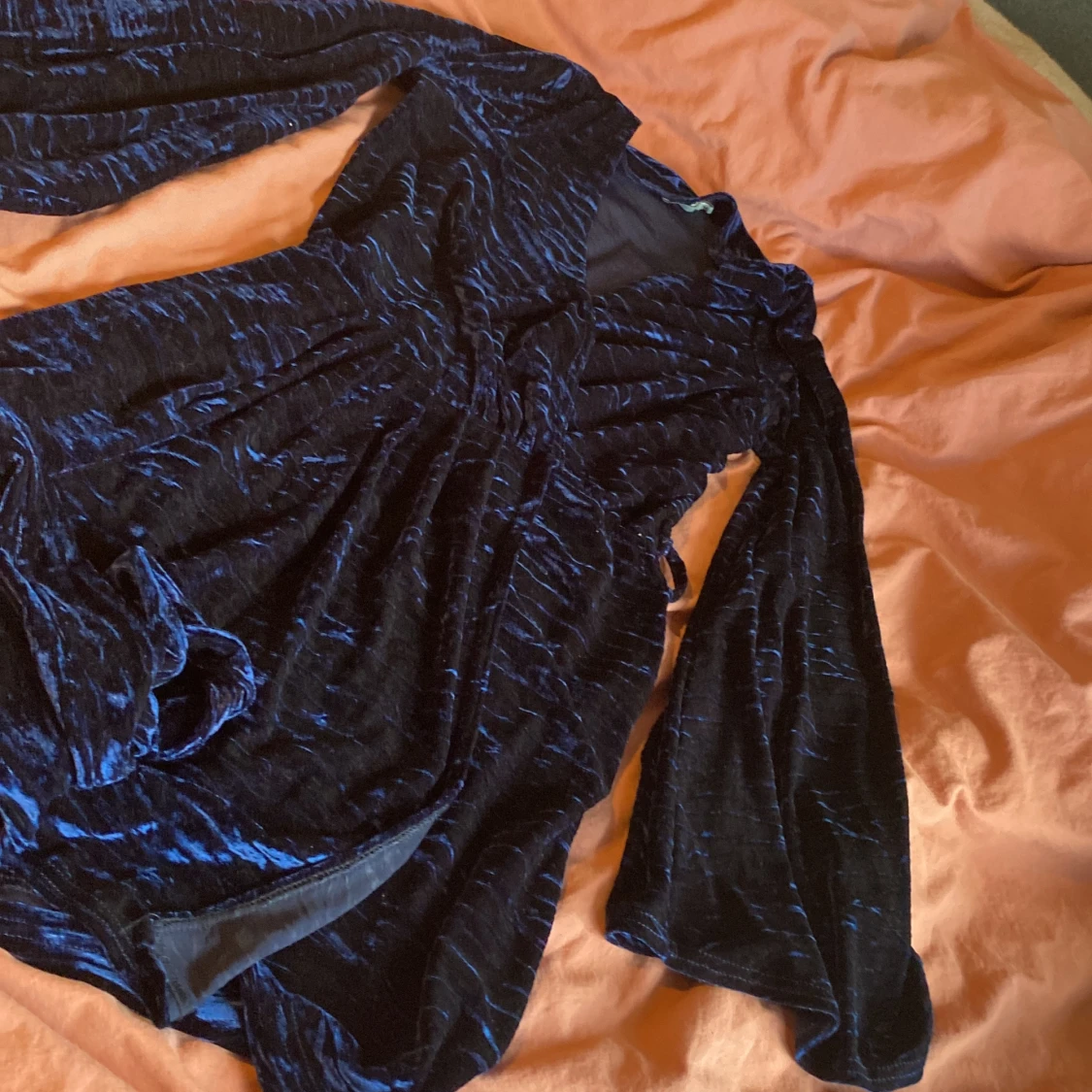 Marinblå klänning - 91