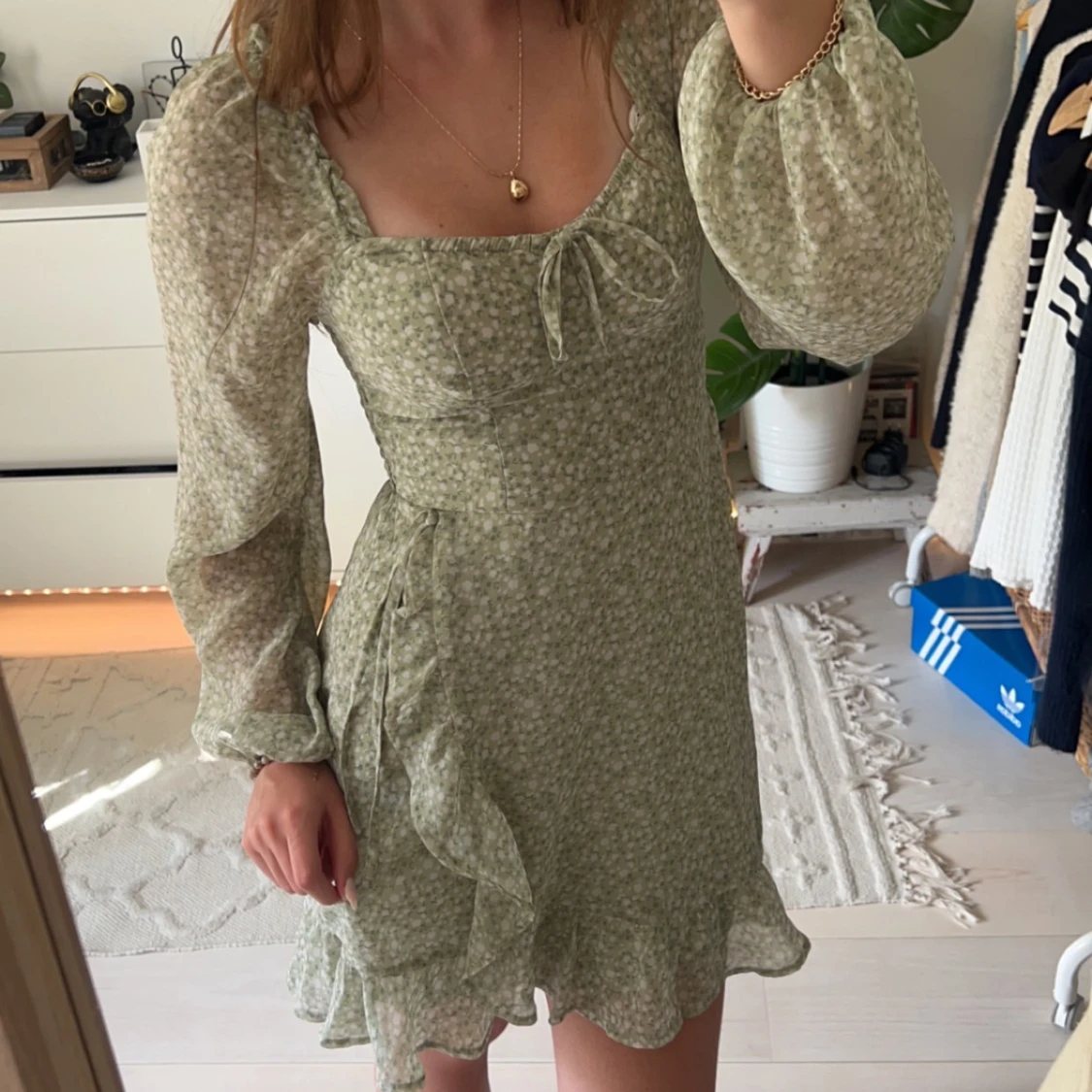 Grön klänning - 90