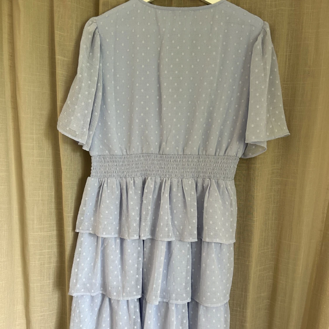 Lila volangklänning - 91