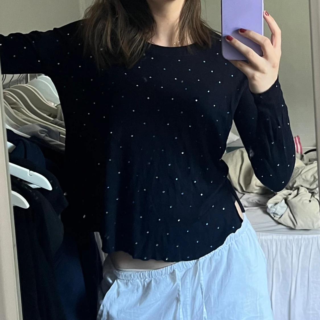 Supersöt blå tröja!! - 90