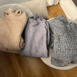 3 olika stickade tröjor för 200kr🌸