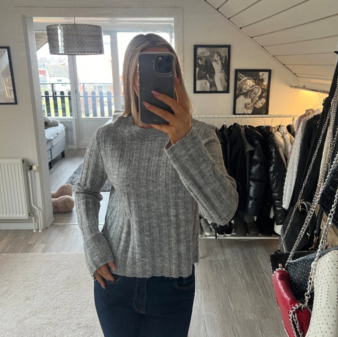 Stickad tröja  - 90