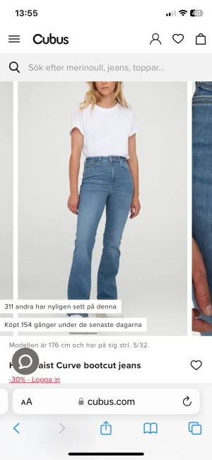 Jenas  - Säljer dessa fina jenas 💞 knappt andvända! Perfekt till sommaren! Säljer dessa i storlek s och ett par likadana i storlek m (annan annons på min sida) ☺️☺️