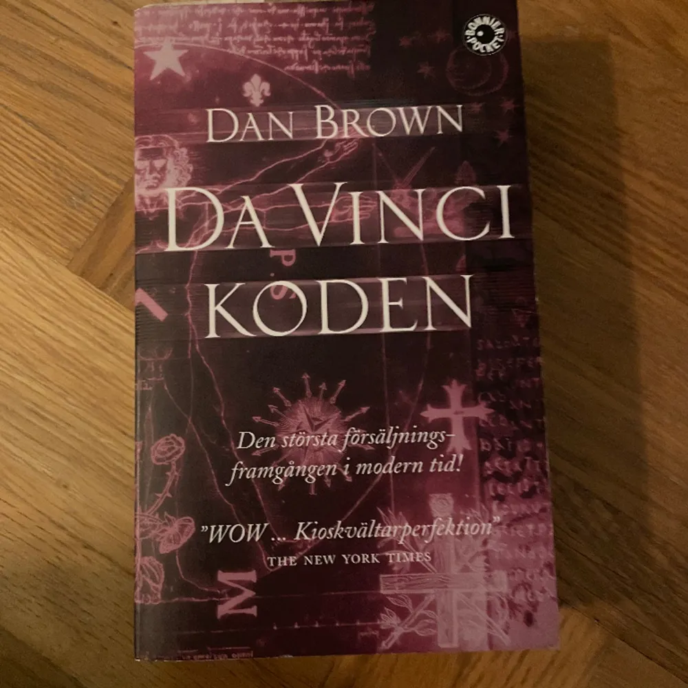 Da Vinci Koden Dan Brown pocket i fint skick. Övrigt.