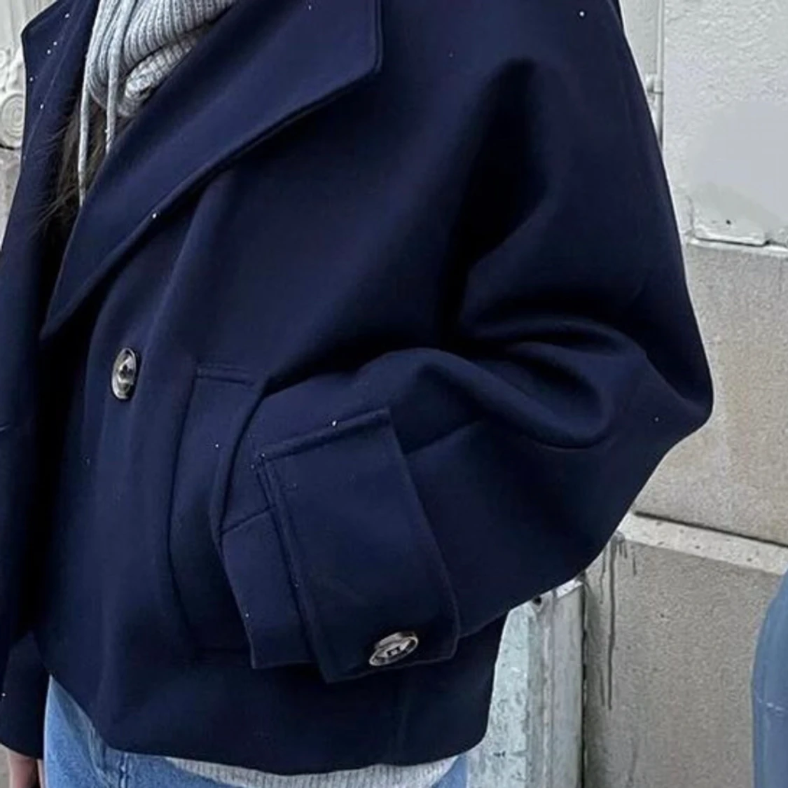 Svart kappa i stolek s-m🌸 - 91