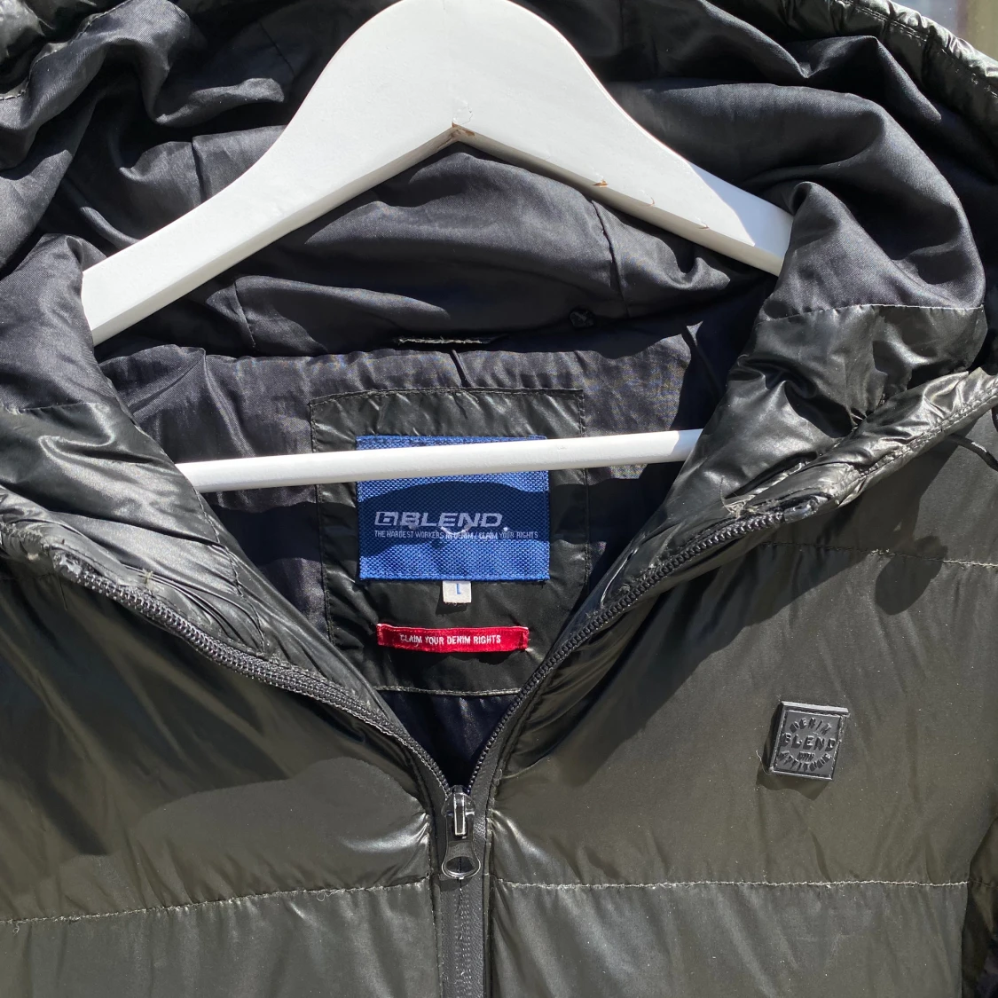 Mörkgrön Dunjacka från Blend - 91