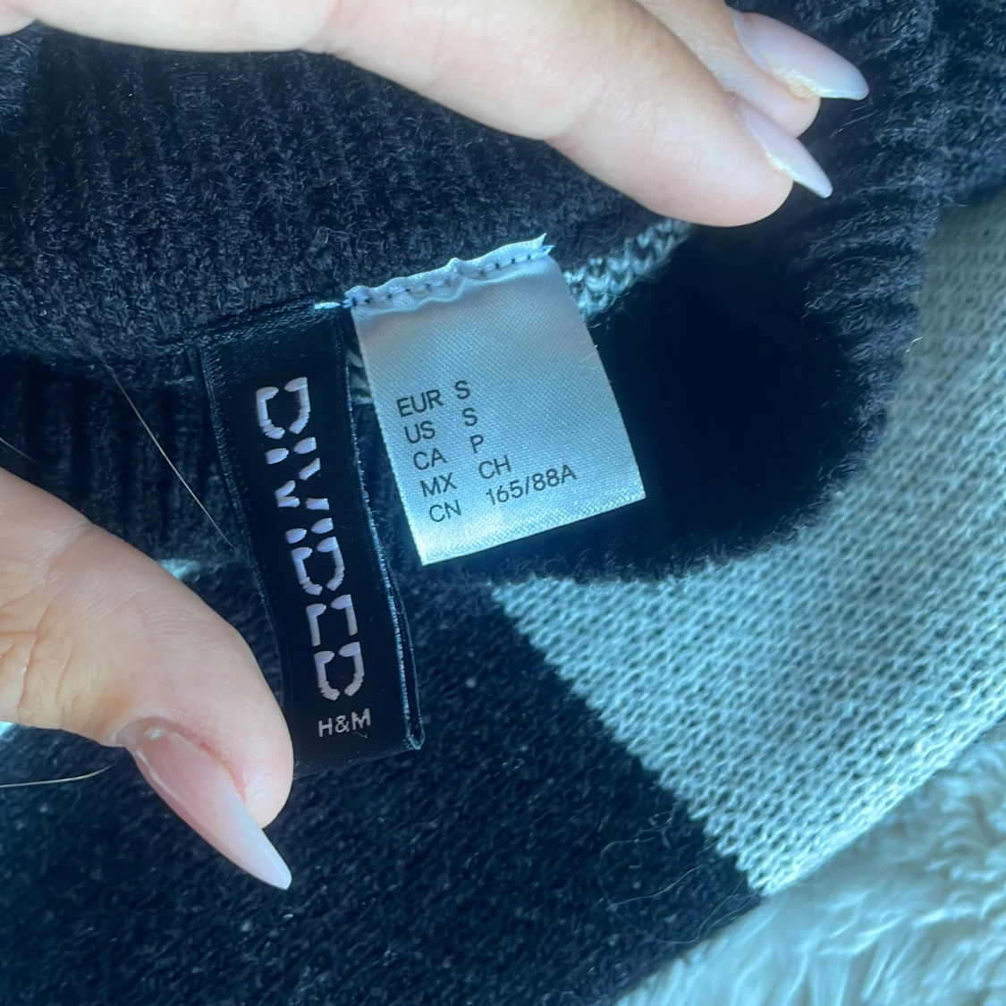 Svart vit lång ärmad - 91