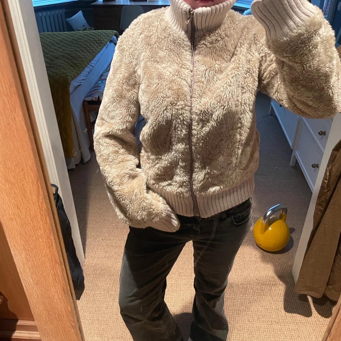 Fluffig jacka - 90