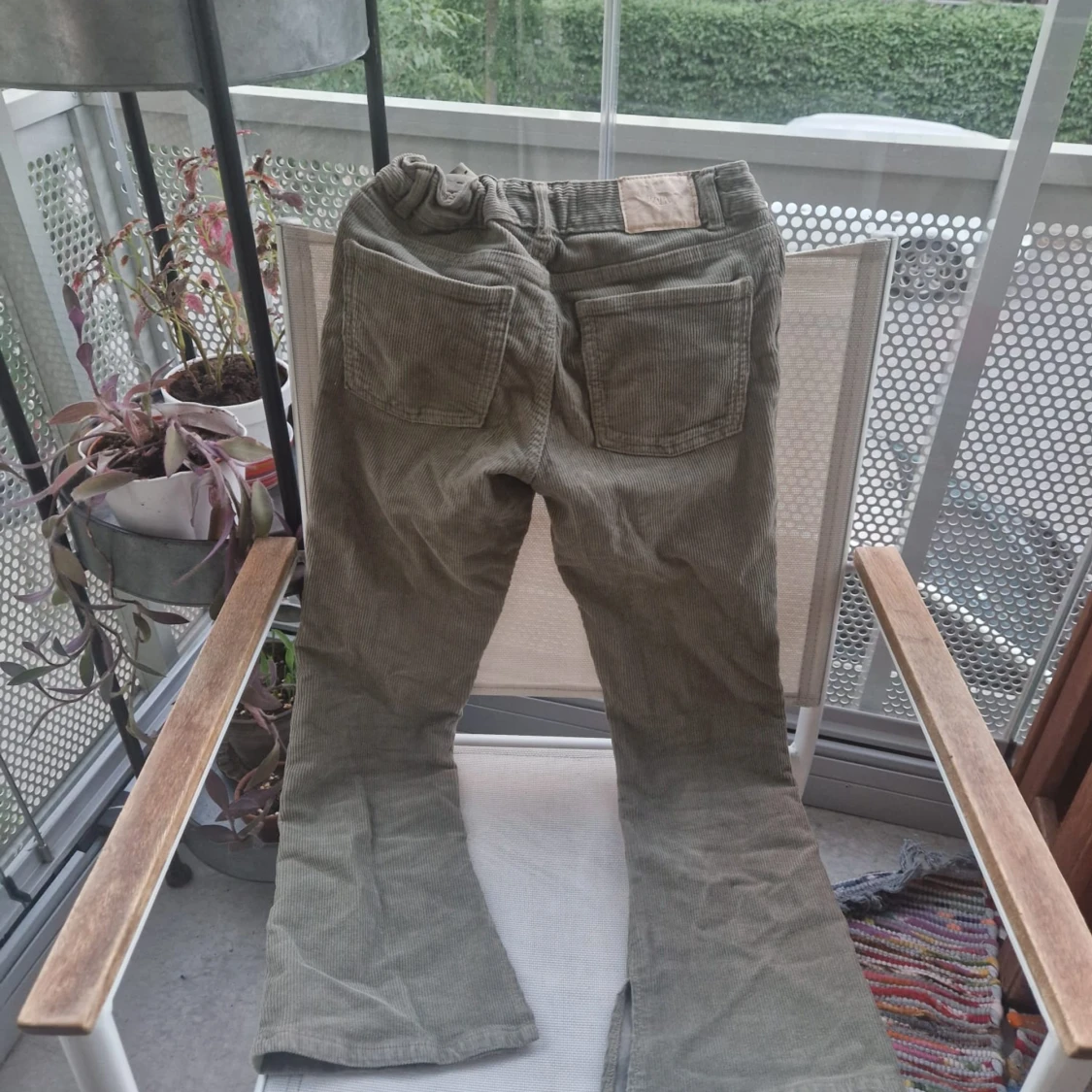 Gröna flared jeans  - 90