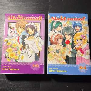 Säljer två Maid-sama! (av Hiro Fujiwara) 2 in 1 manga på engelska. Alltså 1 & 2 + 3 & 4. Köpta för 180 styck på Sci-fi Bokhandeln, säljer för 140/styck. Har endast läst en av dem men annars har de suttit i bokhyllan :)