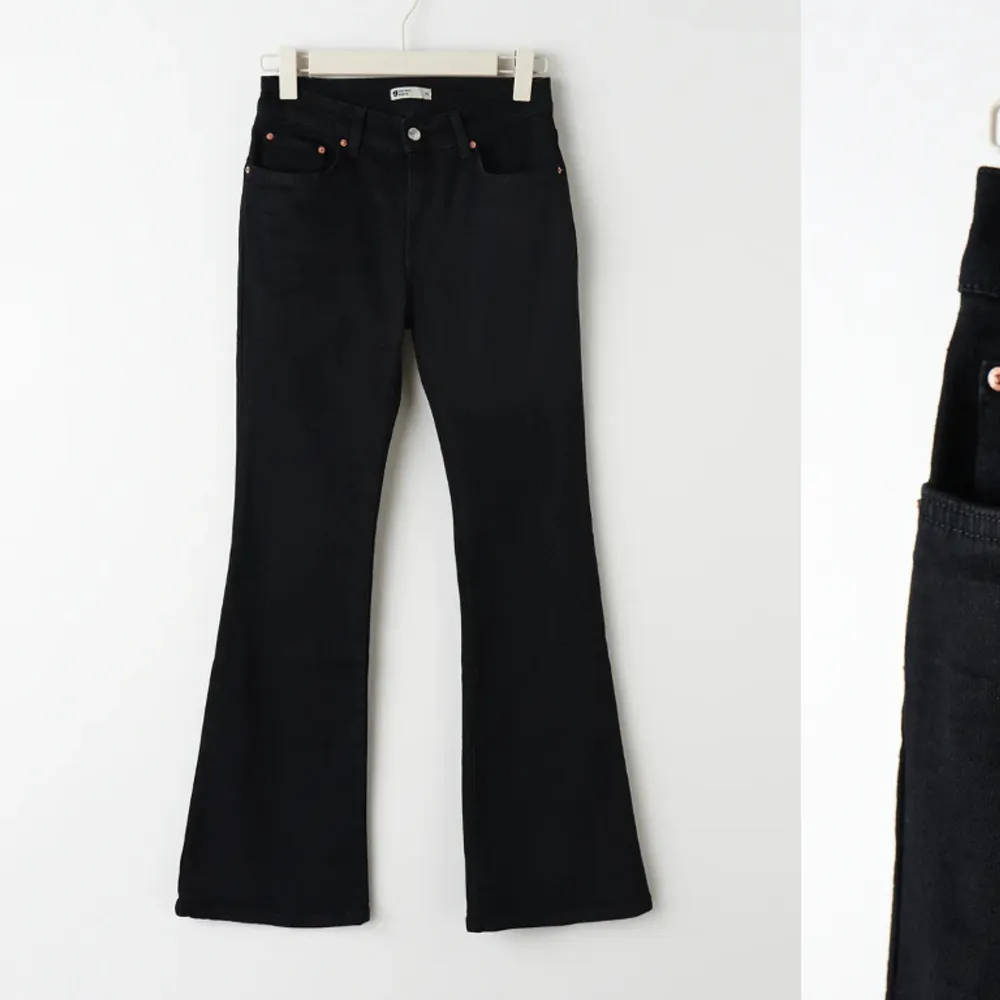 Jättefina lågmidjade bootcut jeans från Gina tricot. Nypris 500kr. Jeans & Byxor.
