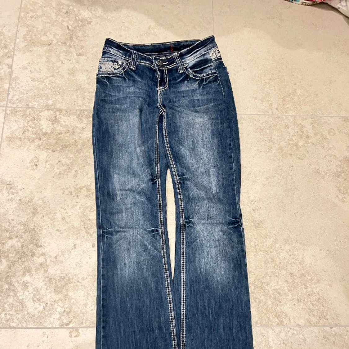 Lågmidjade jeans - 90