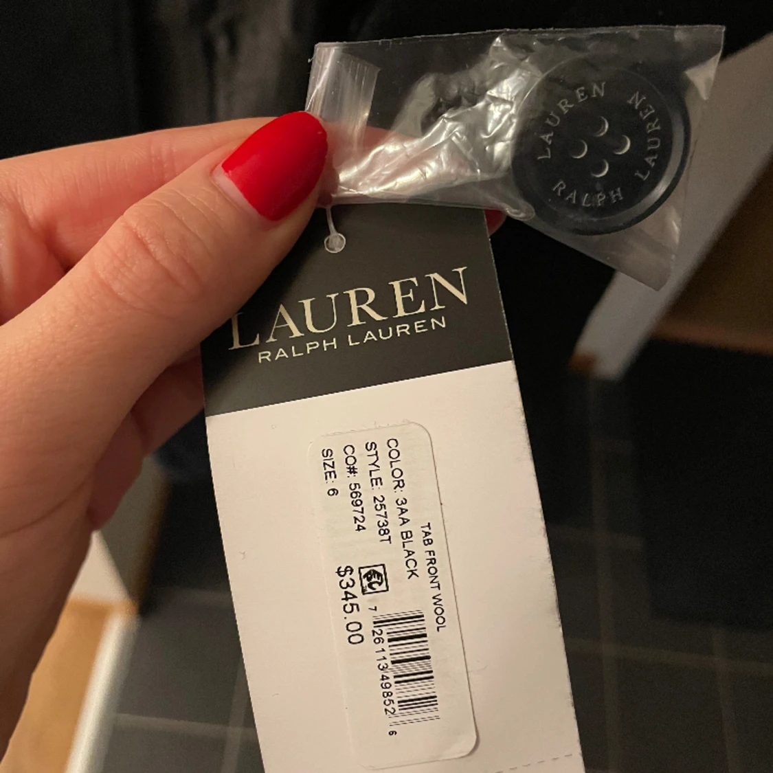 Svart kappa från Lauren Ralph Lauren - 91