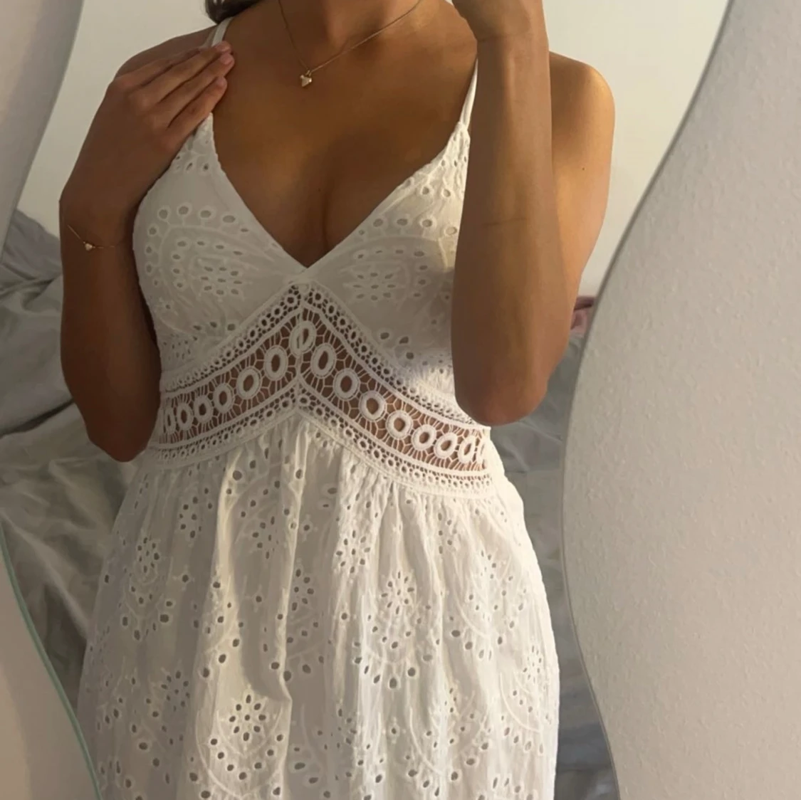 Vit klänning