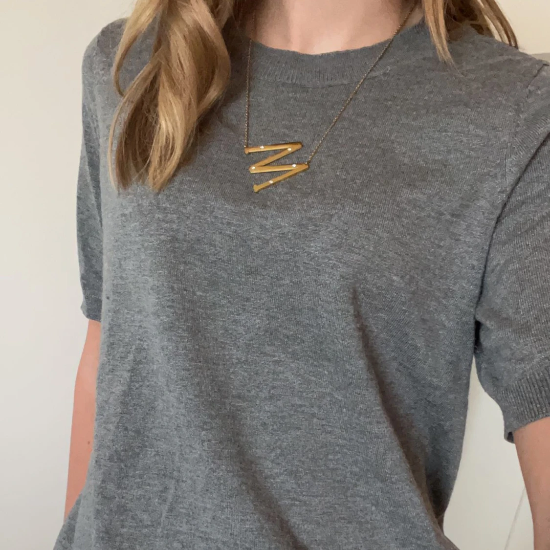 Stickad t-shirt - 91