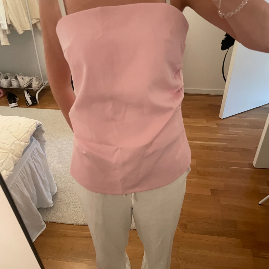 Rosa tub topp