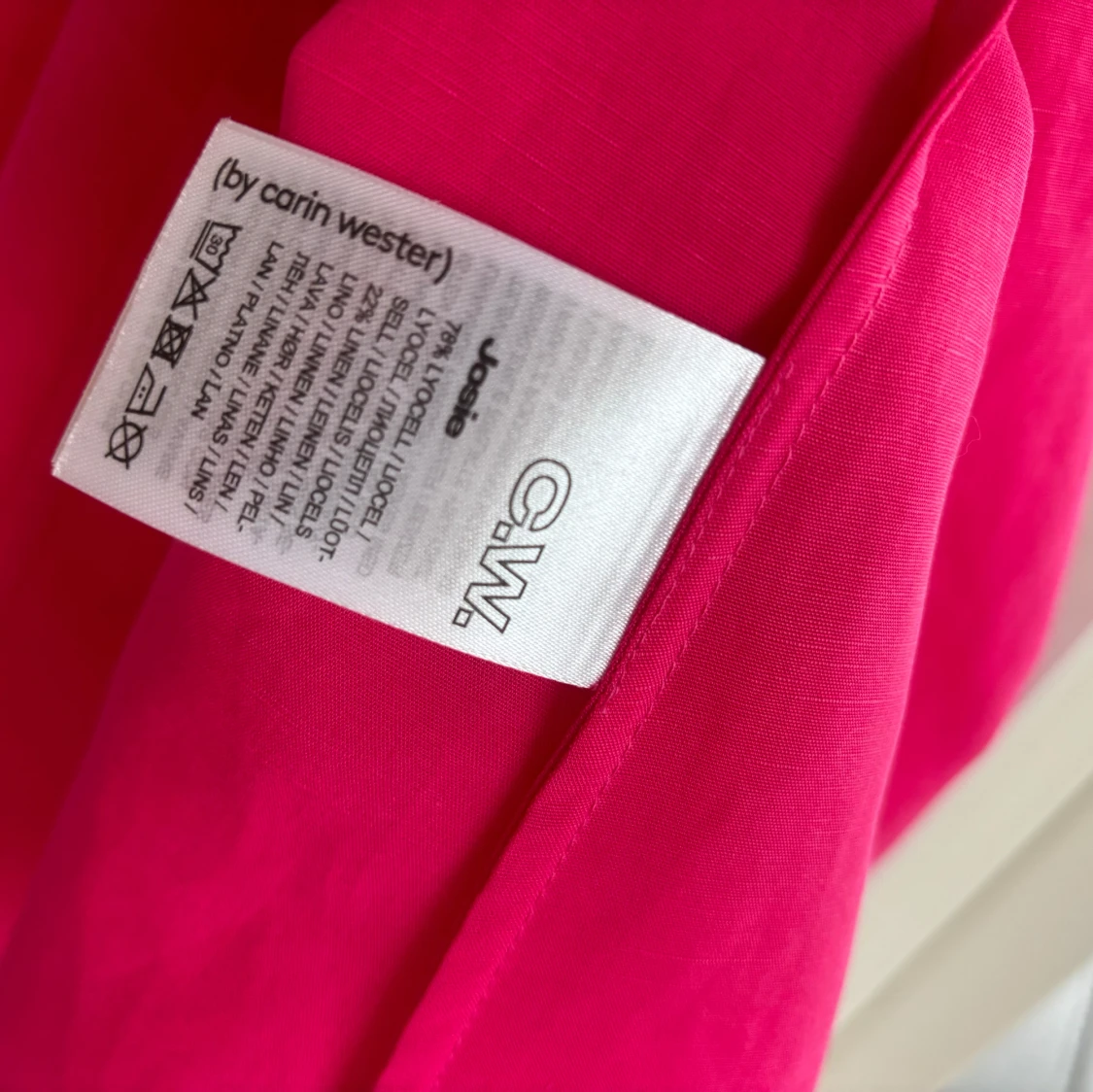 Helt ny knytklänning i linnemix - 93