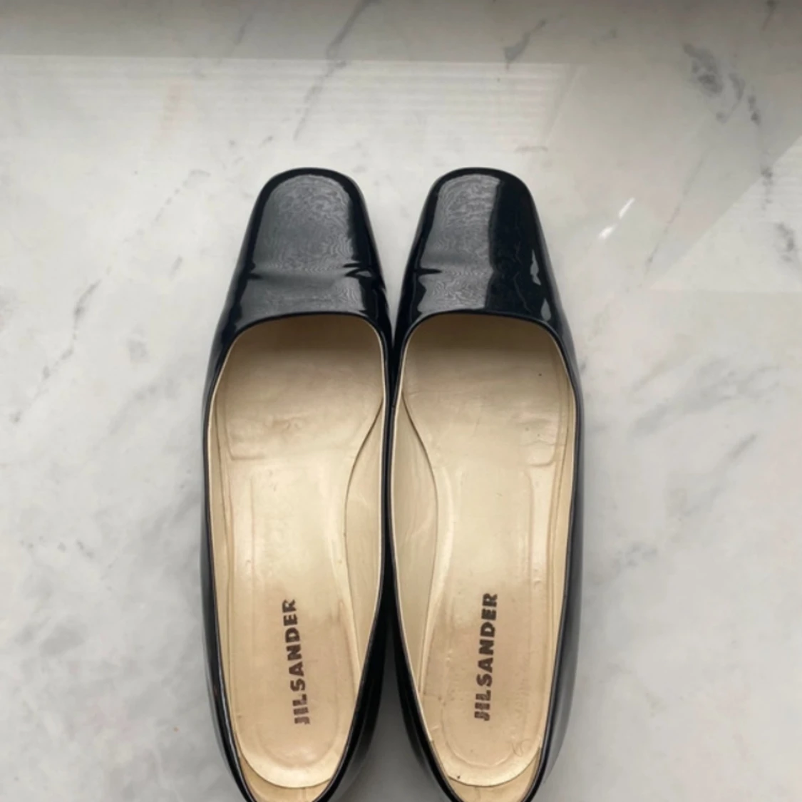 Jill Sander läder skor  - 91