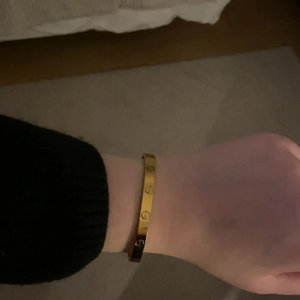 FRAKT INGÅR☺️ Superfint och hårt armband som är köpt från top style som finns på Instagram. Den har bara legat i mitt smyckeskrin då den inte kommit till användning. Köpt för 300 säljer för 199. Den är även superenkel att sätta på☺️🫶🏼. Accessoarer.