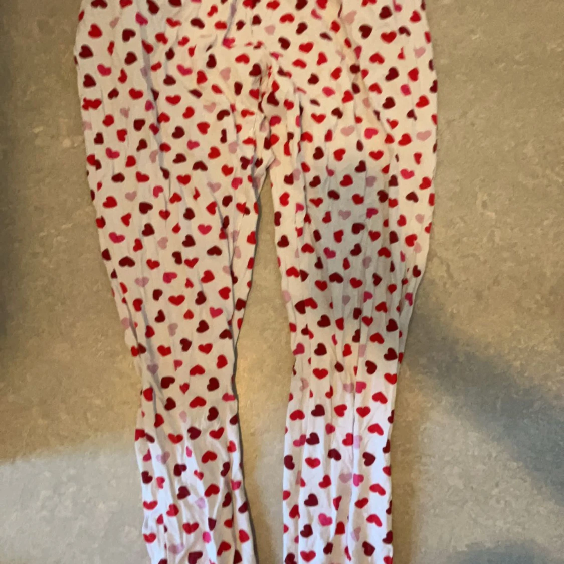 Hjärt mönstrat pyjamas byxa