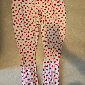 Hjärt mönstrat pyjamas byxa - Super skön