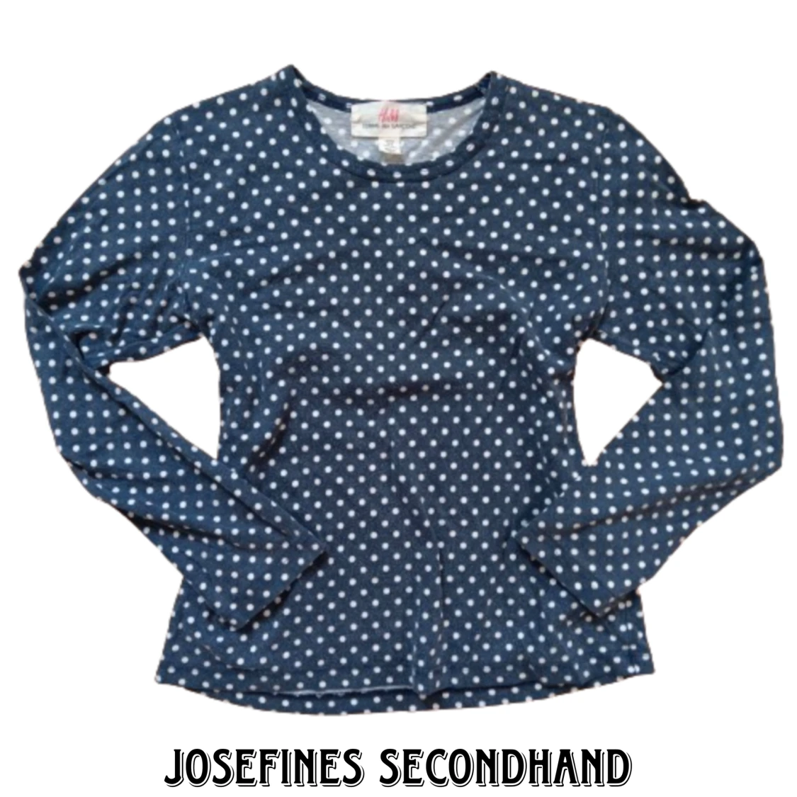 Comme des Garços prickig blå tröja