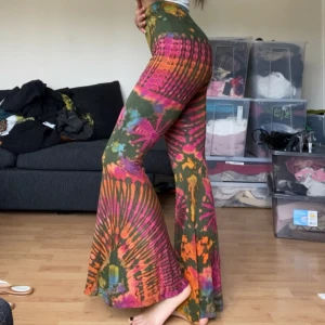 Perfect Tie-dye handmade Cotton flare pants  - Handmade tie dye pants Very lovely soft fabric  Feels so much like bamboo fabric  Big flare, never worn