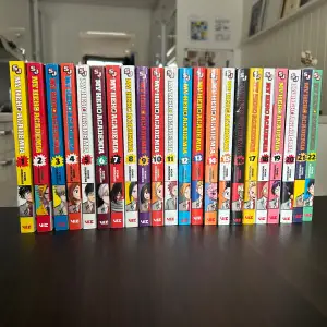 Mha manga bok 1-22. Alla böcker är i bra form. Skriv för frågor.