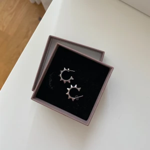 Edblad örhängen - Säljer dessa peak örhängen från Edblad då de inte kommer till användning, fint skick, har inte använt så många ggr. Vill man ha tydligare bilder är det bara o skriva. ✨