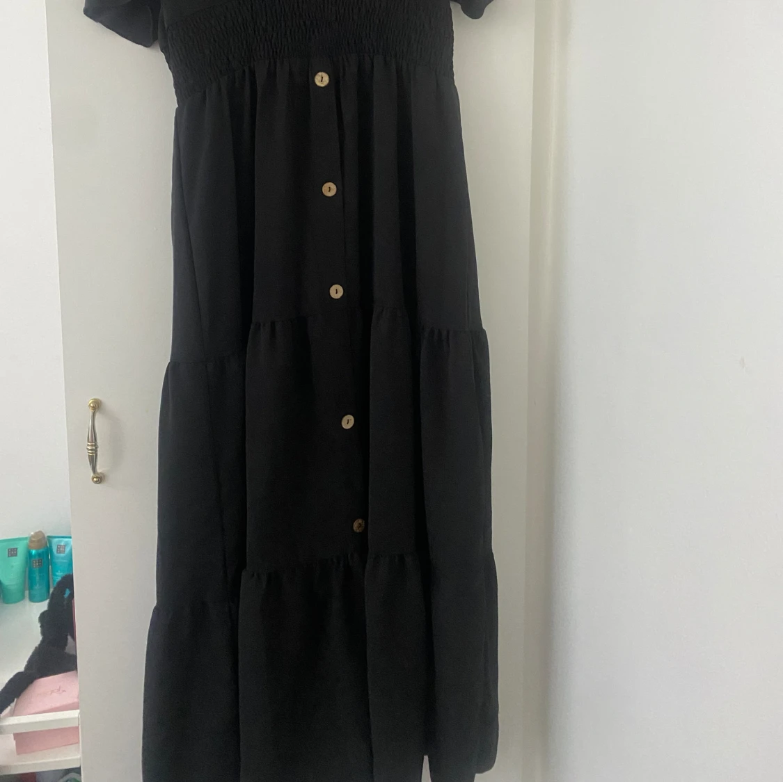 Svart sommar klänning  - 90