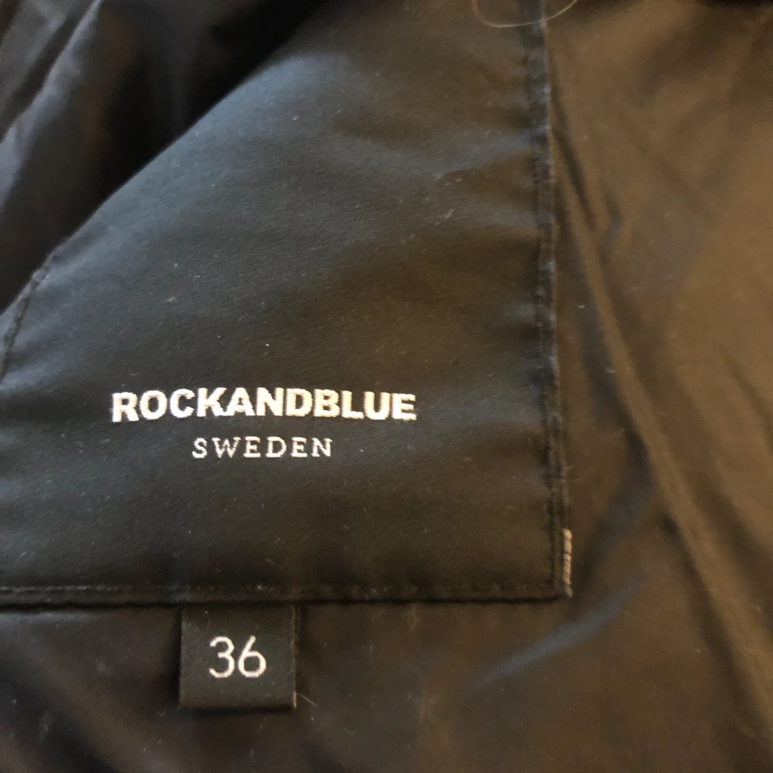 Rockandblue jacka (lång) med äkta päls - 92