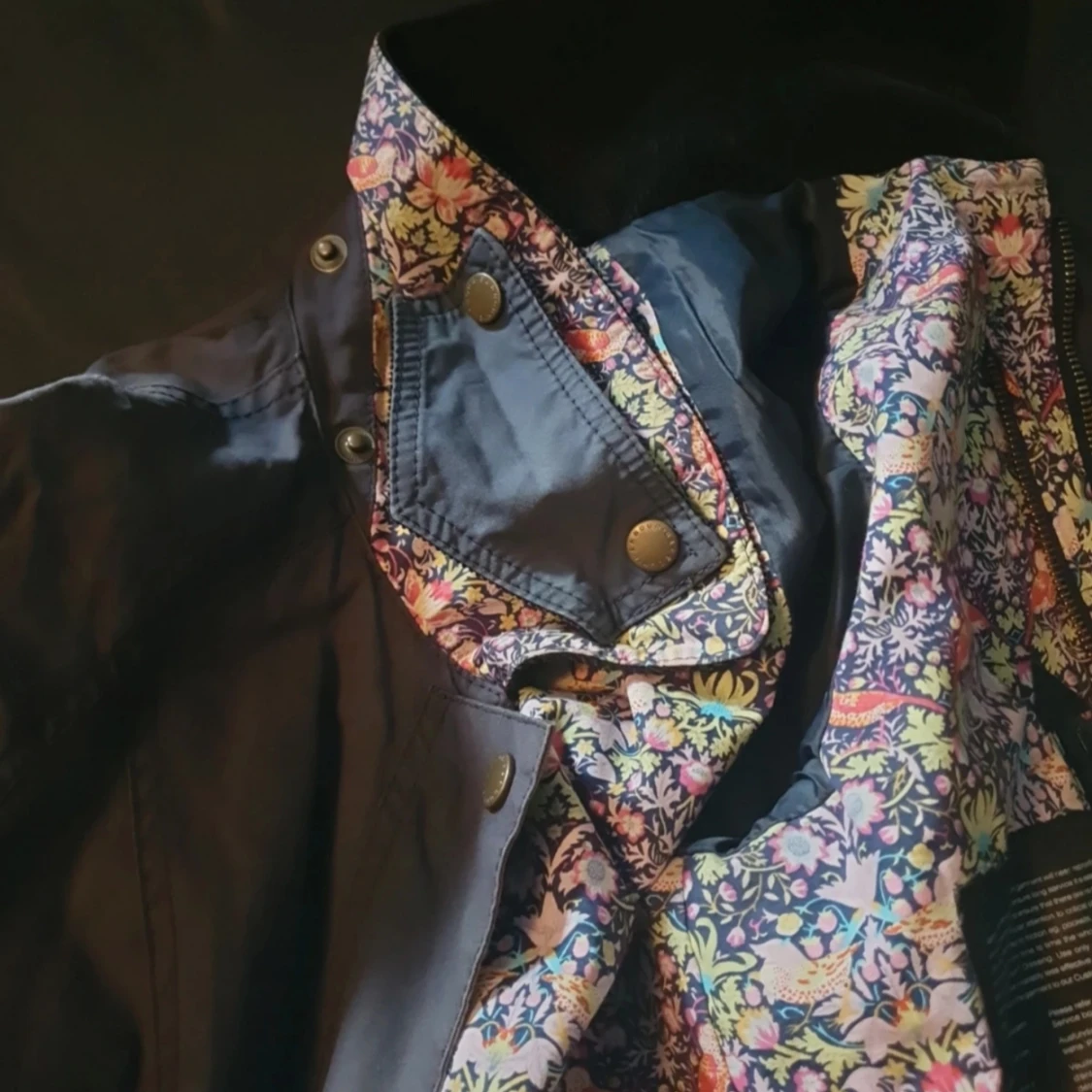 Barbour jacka med liberty innertyg - 93