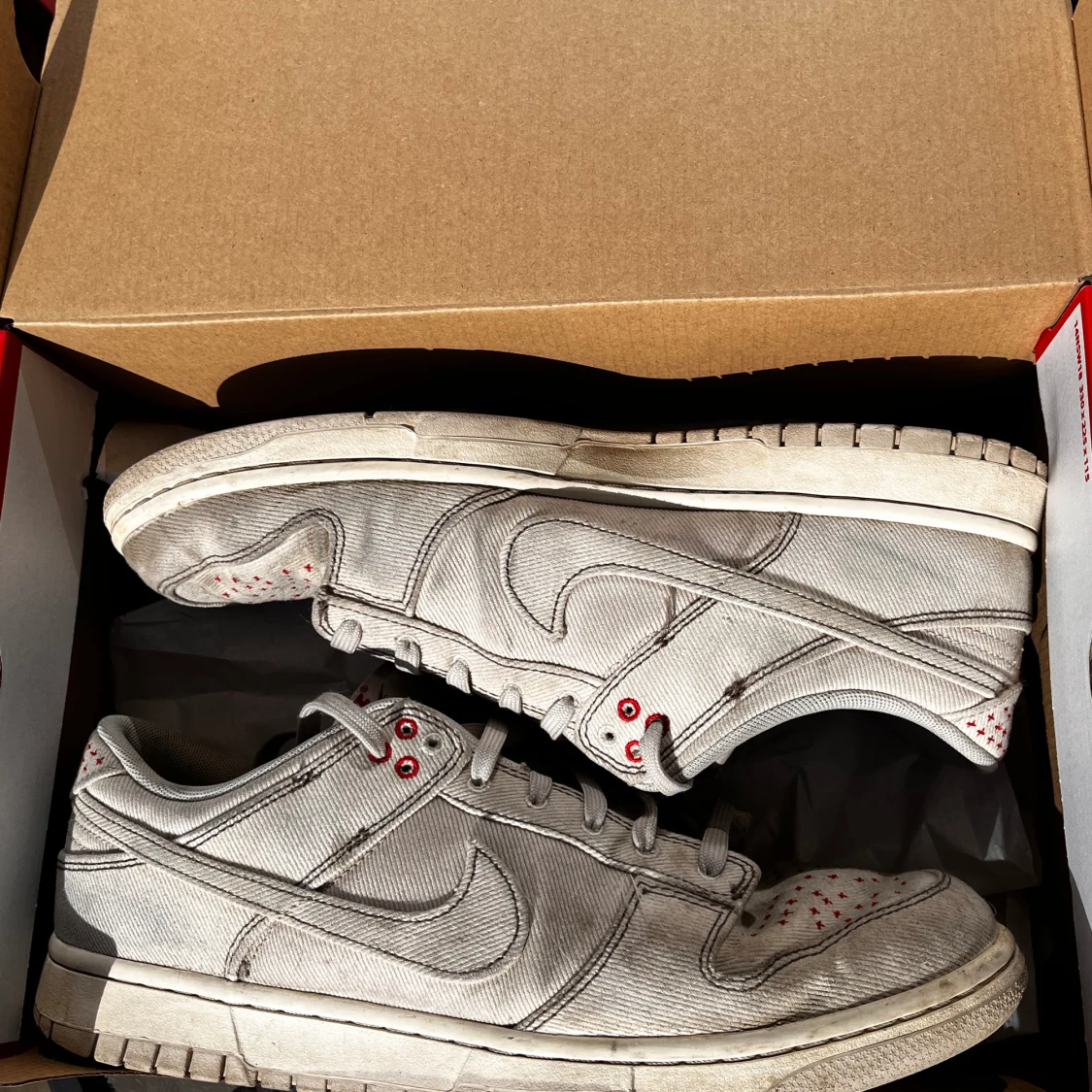 Nike dunk low orewood Brown sashiko