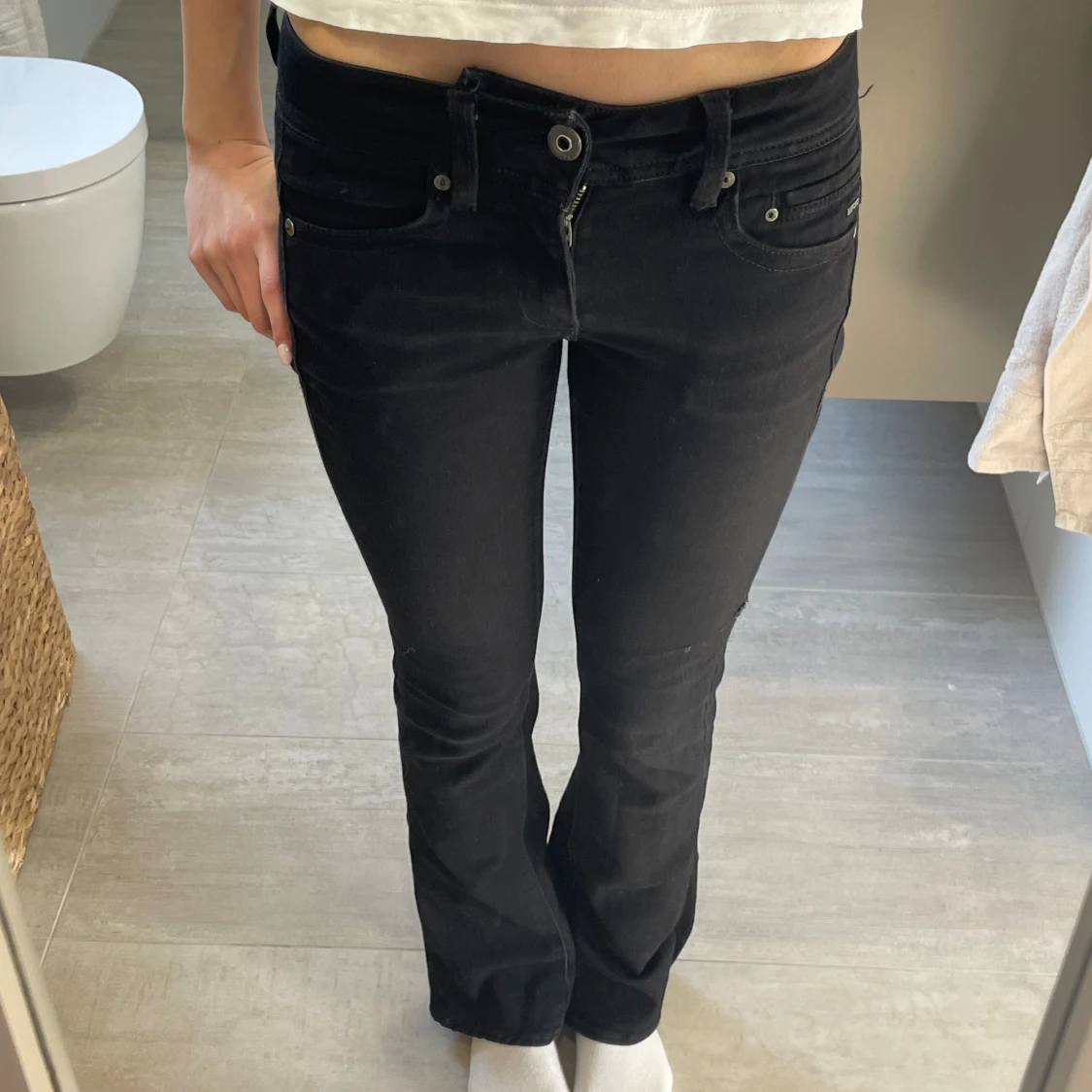 Lågmidjade jeans