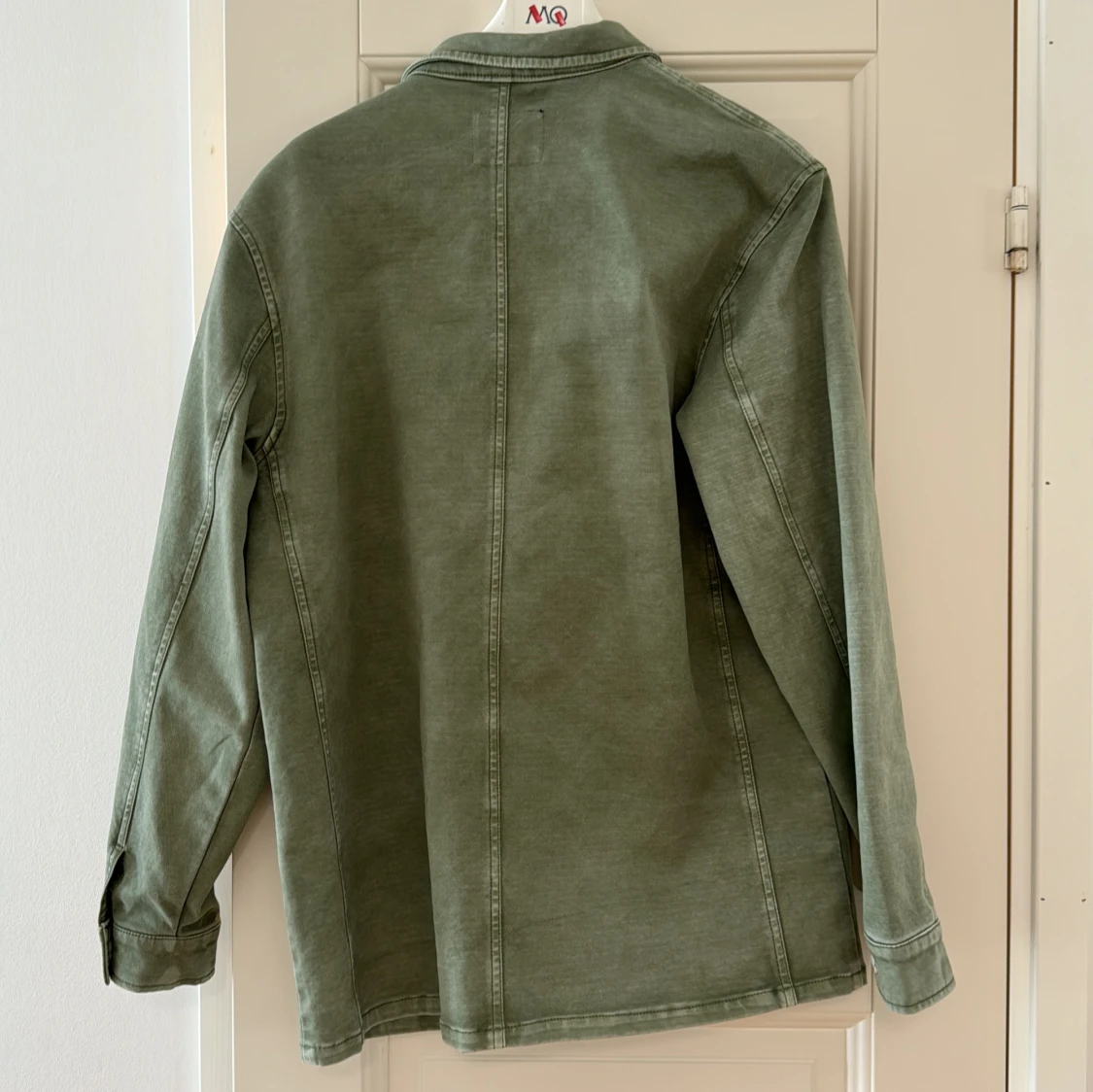 Rails shirt jacket i tvättad militärgrön färg - 90