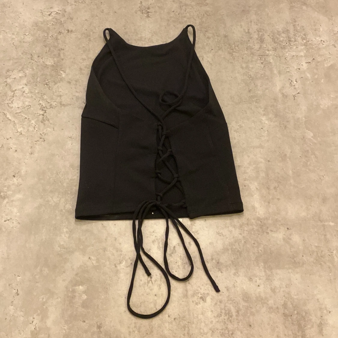 Topp med snörad rygg  - 90