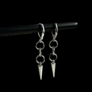 02 spike örhängen  - Ett par Nickelsäkra och rostfria