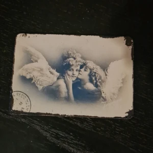 Retro magnet - Retro magnet med två änglar, kanske var de vänner?✨