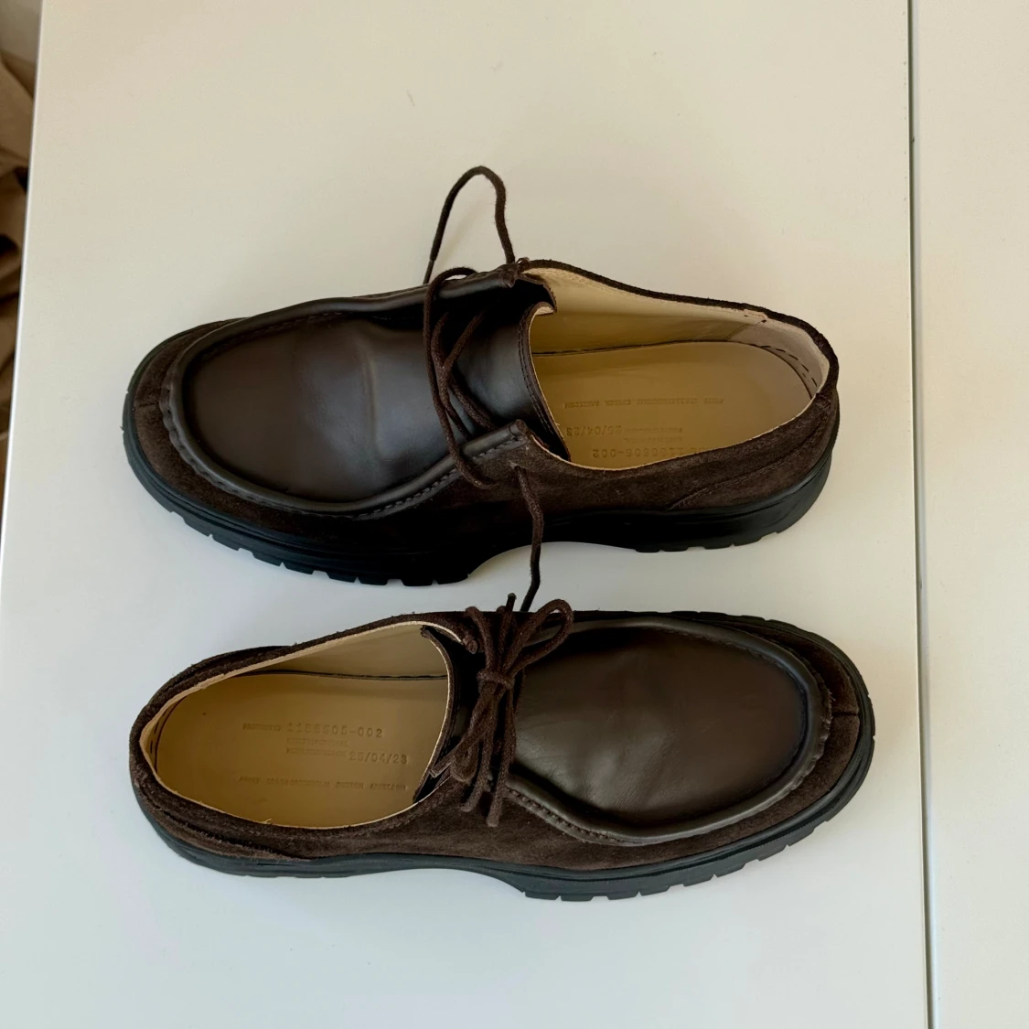 Chunky läder loafers - 90