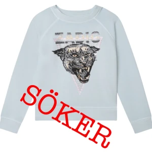 Zadig & Voltarie tröja - Söker denna jätte fina sweatshirten från zadig & voltarie, helst i bra skick🫶❤️
