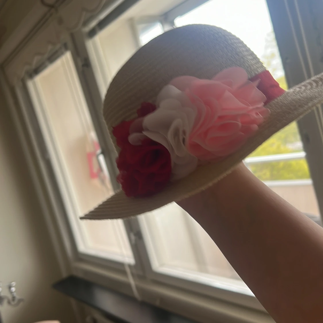 Hat snygg blommor på - 91