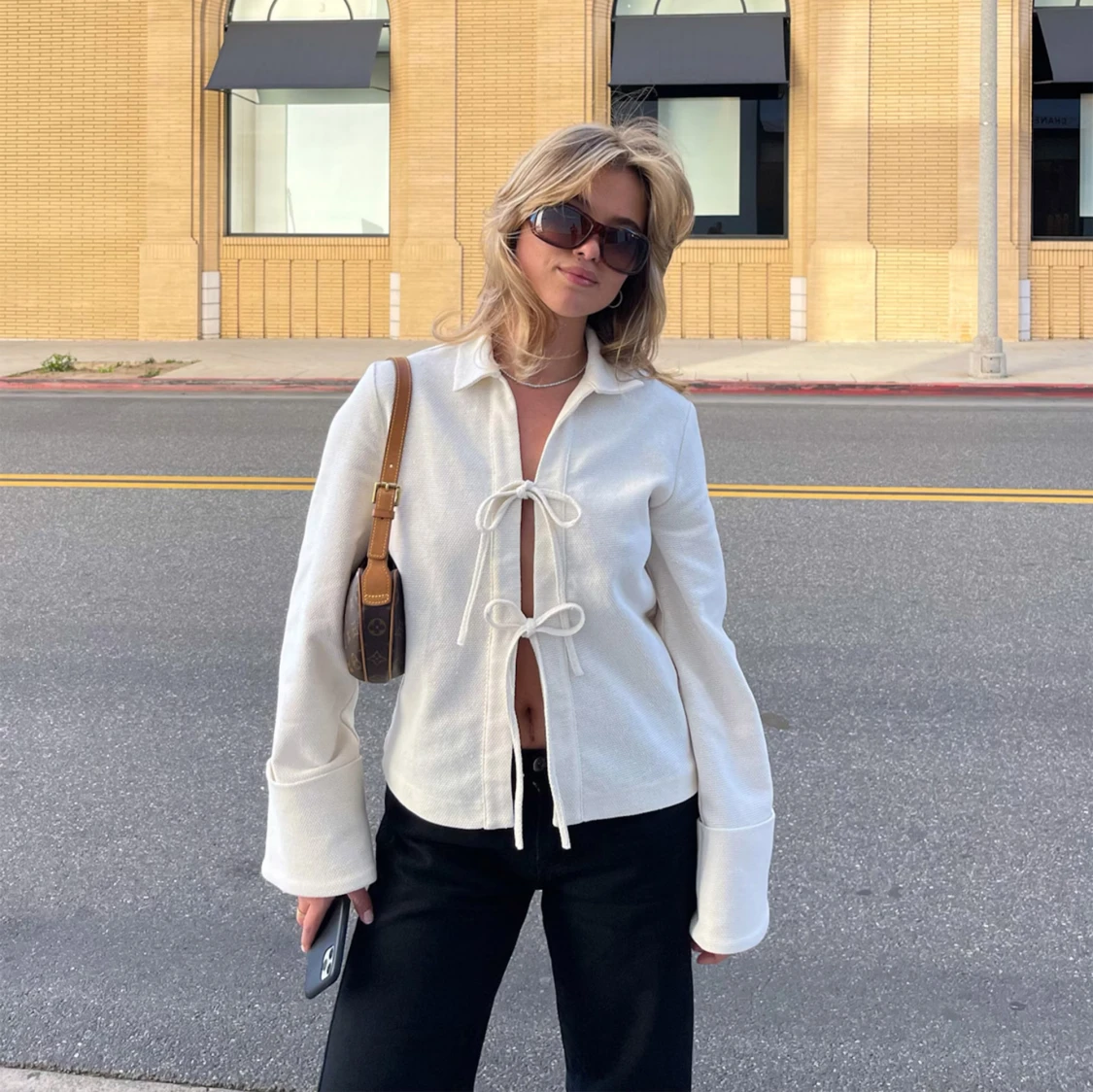 Djerf Avenue Occasion Top - Cream