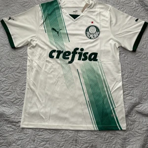 Palmeiras FC Fotbollströja  - En av de mest fetaste tröjorna i min samling går till salu nu. Den passade tyvärr inte mig så har inte direkt ett behov för den längre. Storlek: S (kan passa M tycker jag) Skick: Helt ny endast testat tröjan.