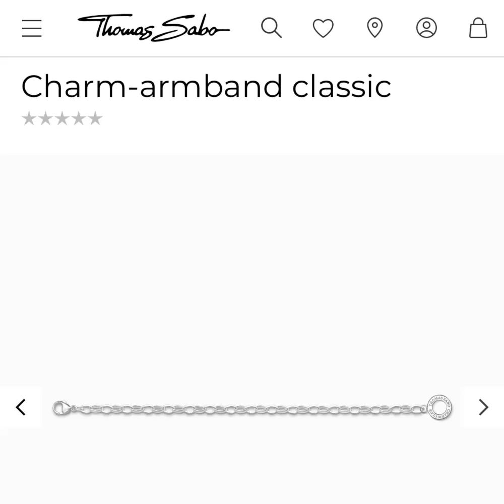 Hej! Säljer mitt Thomas Sabo armband då det inte passade mig, lånade bilder och bara testat - perfekt som examenspresent☺️+ frakt ingår ej. Accessoarer.