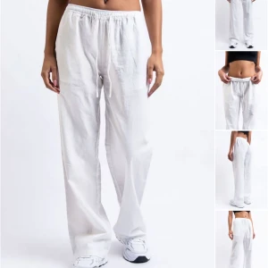 Linnebyxor  - Näst intill oanvända linnebyxor från madlady, superfint skick och true to size, storlek XS tall. Passar mig som är 174🌷skriv privat för egna bilder