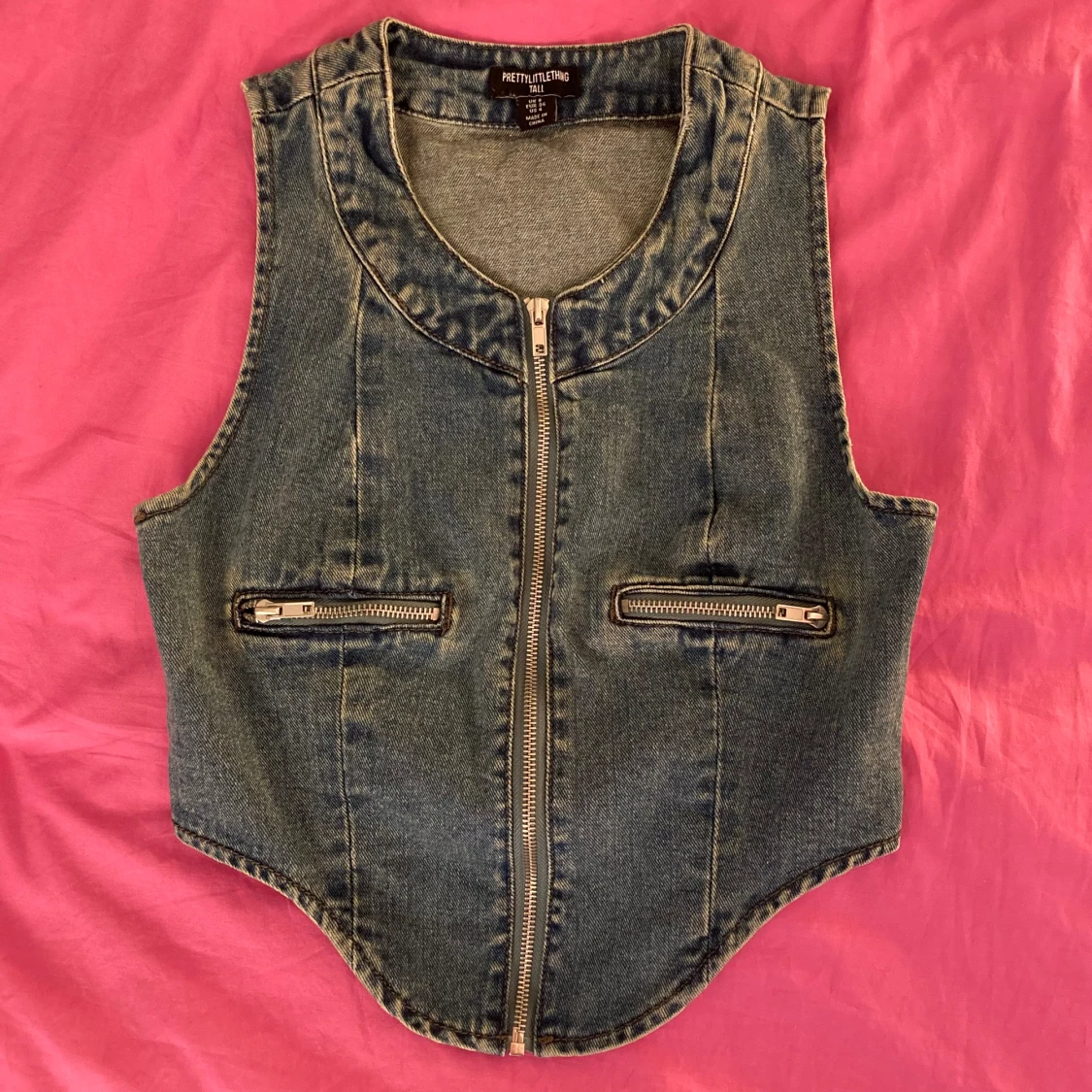 Jeanstopp Korsett Jeanstyg Denim Crop top 90s  - 91