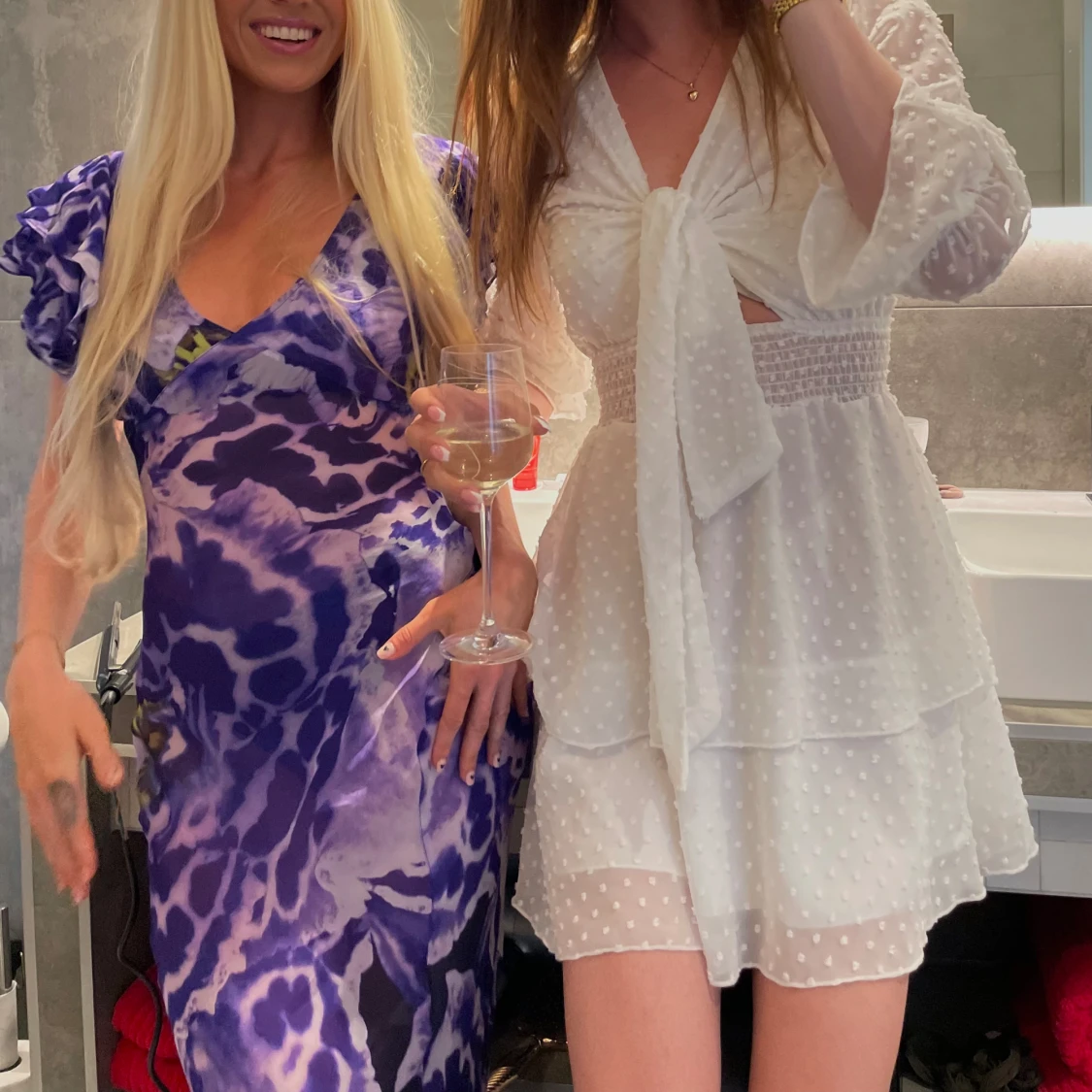 Tar & boa klänning - 92