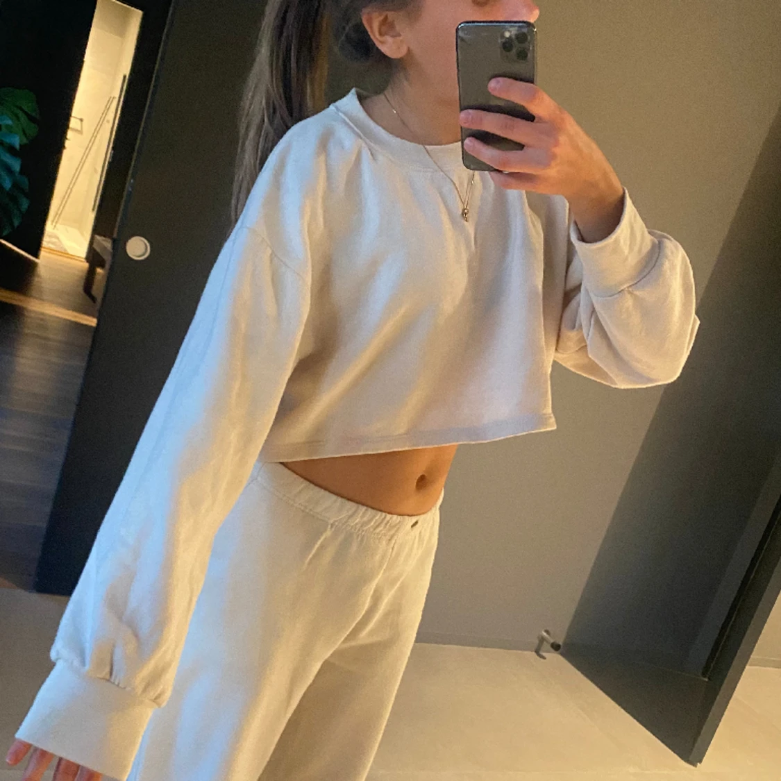 Kroppad sweatshirt - 91