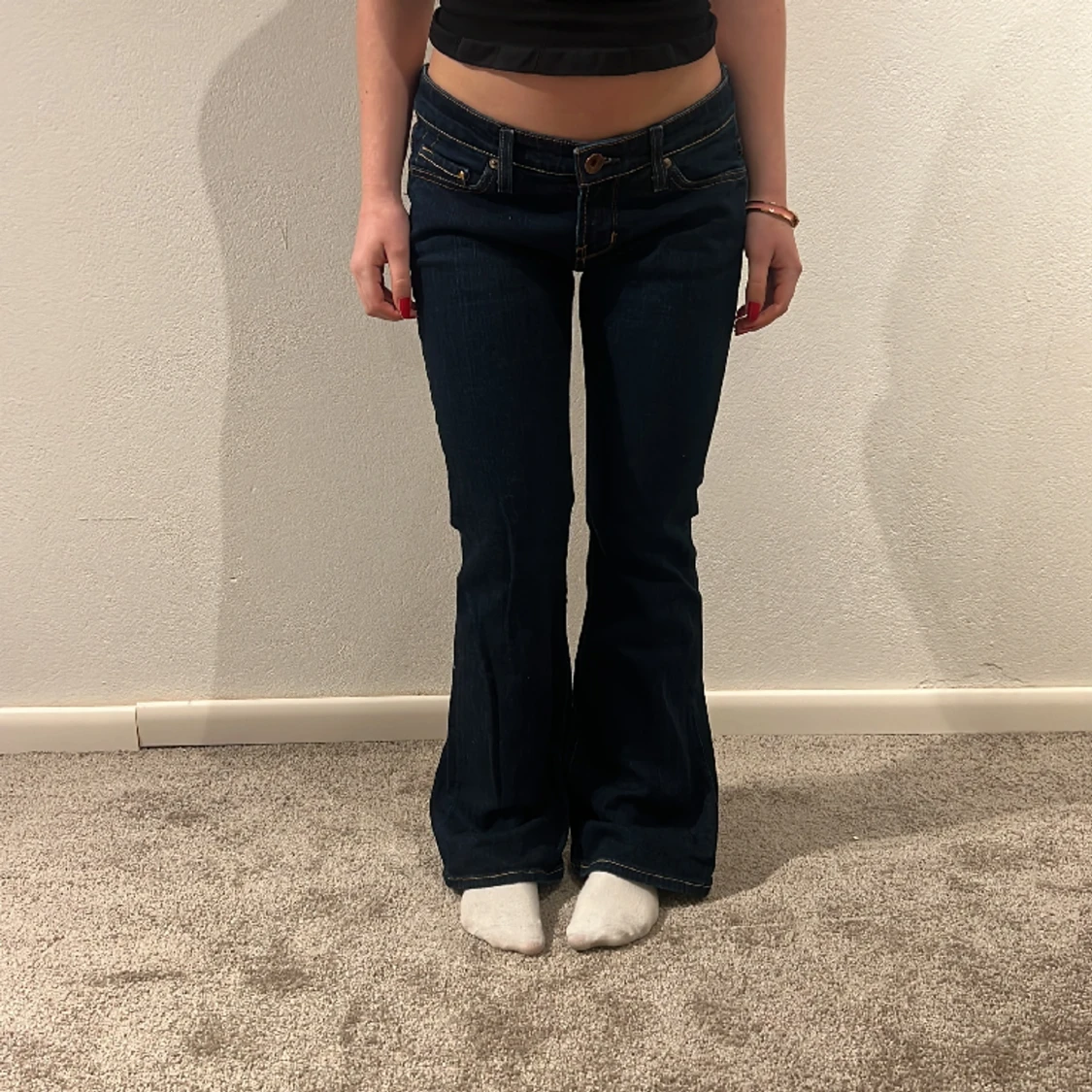 Lågmidjade jeans - 90